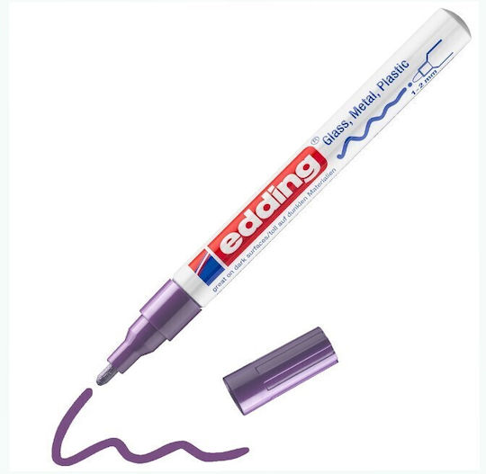 Edding 751 Μαρκαδόρος Διαφανειών Μωβ