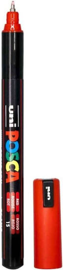 Uni-Ball Extra Fine Permanent Marker Red