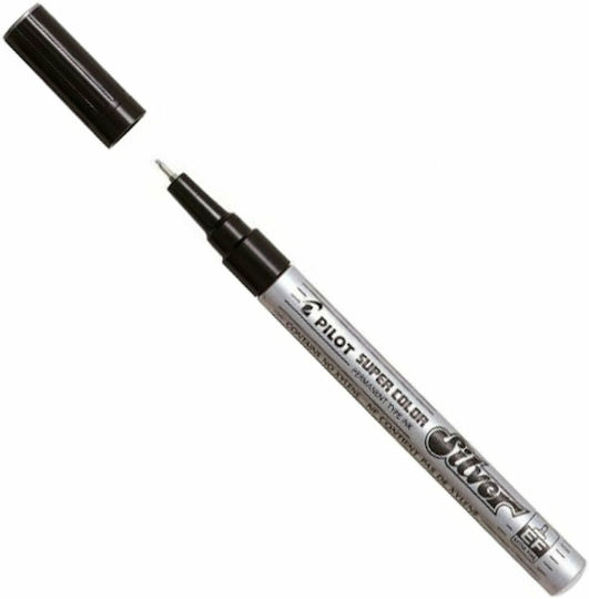 Pilot Color Ανεξίτηλος Μαρκαδόρος Ασημί 1mm