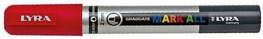 Lyra Marker de Proiectare 2mm Roșu