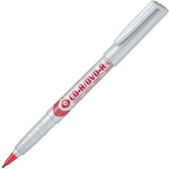 Pentel Nms51 Ανεξίτηλος Μαρκαδόρος Red 0.8mm