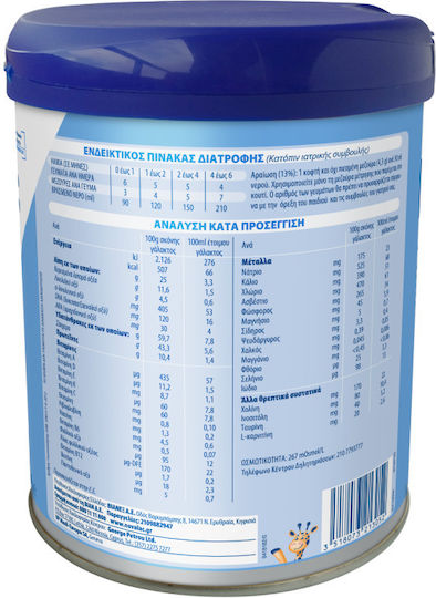 Novalac Γάλα σε Σκόνη 1 για 0+ Μηνών 800gr