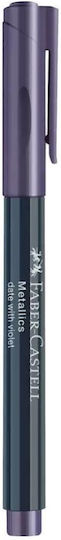 Faber-Castell Metallics Μαρκαδόρος Σχεδίου Date With Violet 1.5mm (Διάφορα Χρώματα)