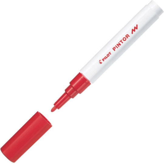 Pilot Pintor F Ανεξίτηλος Μαρκαδόρος Κόκκινο 2.8mm