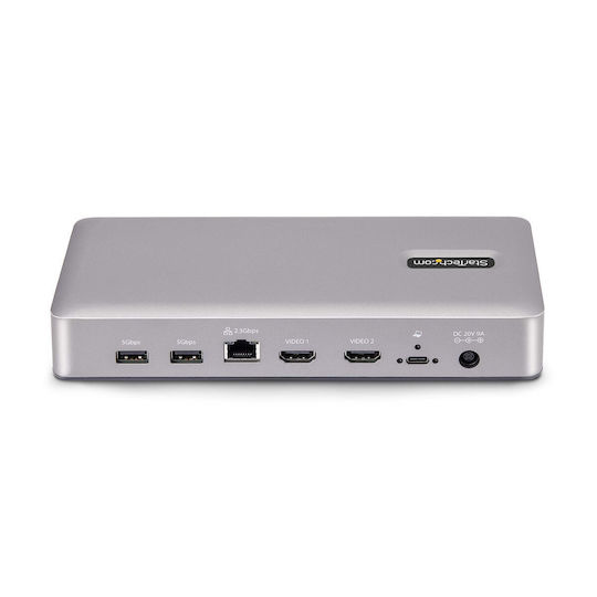 StarTech 155UE-USB4-DOCK USB-C Docking Station με HDMI 4K PD Ethernet Ασημί
