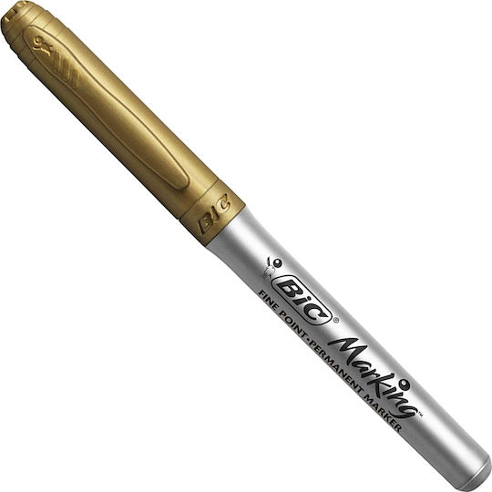 Indelible Gold Marker Bic 070330345409