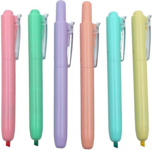 Littlies Pastel Highlighter Markers 6 Colors #647040