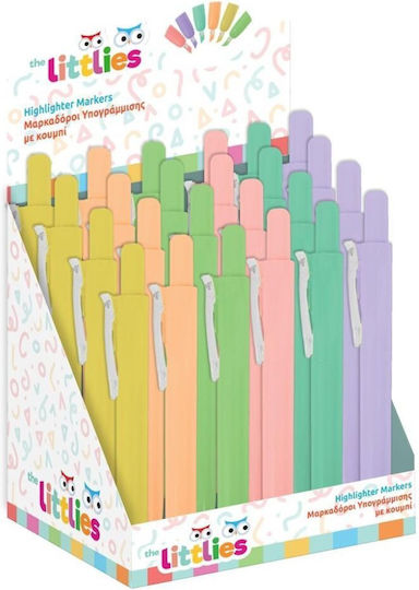 Littlies Pastel Highlighter Markers 6 Colors #647040