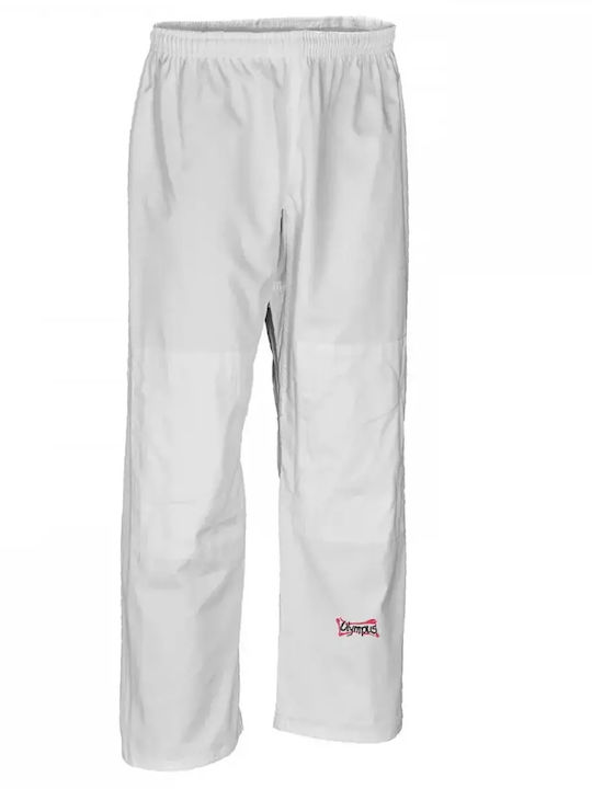 Olympus Sport Adults Judo Trousers White