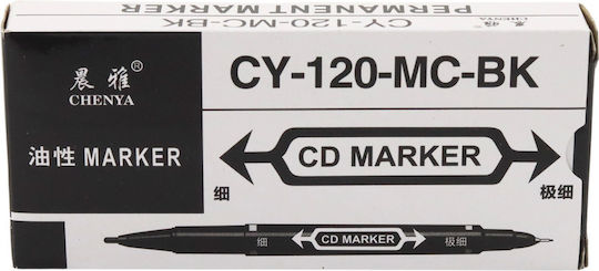 Маркери за CD/DVD 0.5мм Черно 10бр