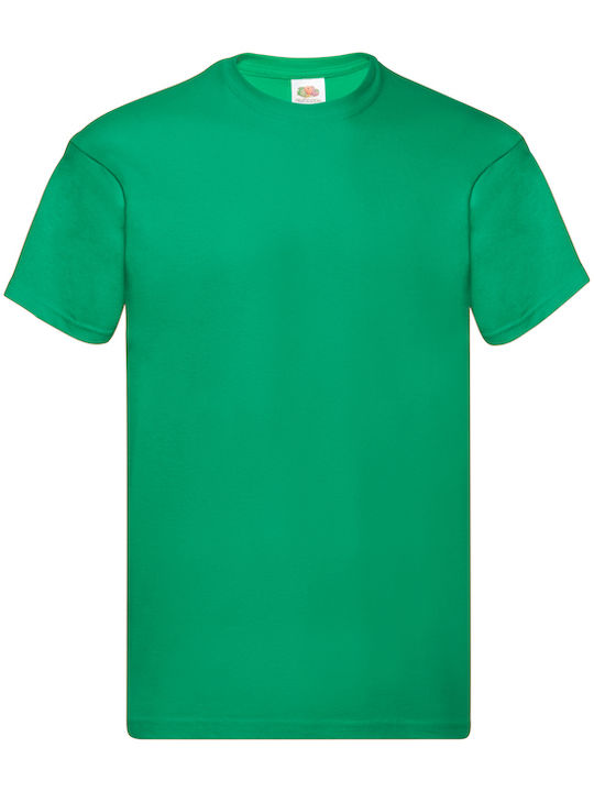 Fruit of the Loom Men's Short Sleeve Promotional T-Shirt Kelly green