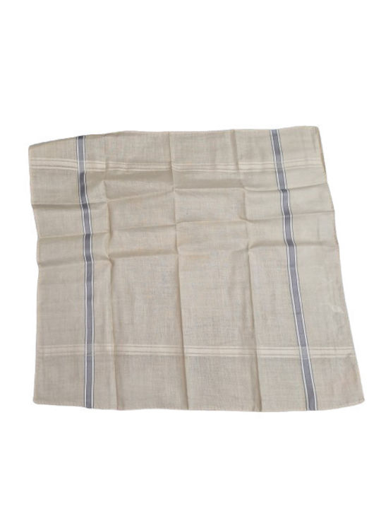 Men's Mustard-Colored Cotton Handkerchief