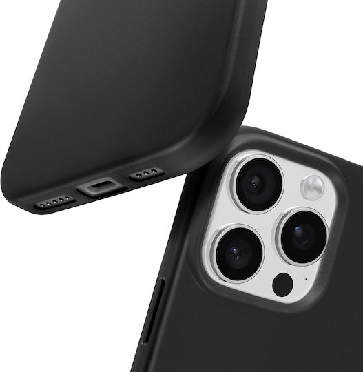 Mayaxess Case Iphone 16 Pro Max Soft Silicone Thin Coating Black