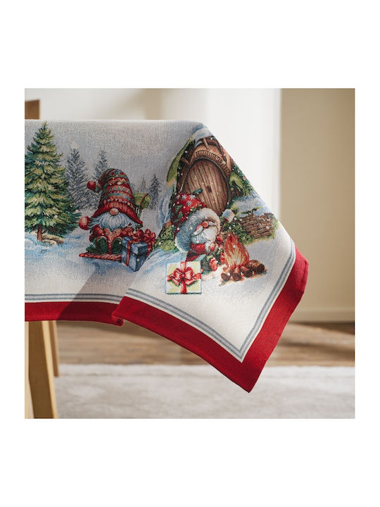 Gofis Home Christmas Tablecloth Fabric L180xW135cm.