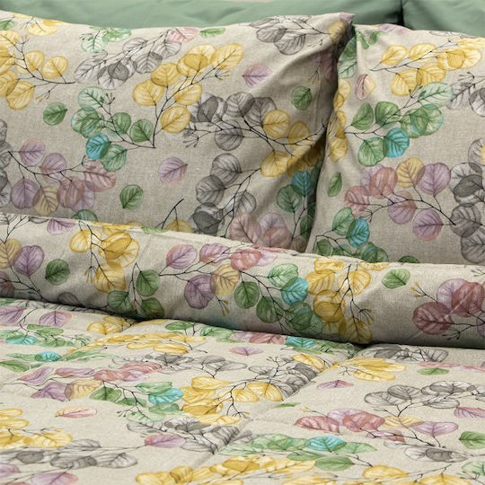 Lino Home Vivid Υπέρδιπλο Μπεζ 220x240cm Lino Home Vivid Υπέρδιπλο Μπεζ 220x240cm