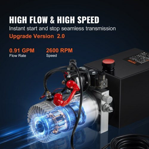 Vevor Υδραυλική Αντλία 8qt Διπλής Ενέργειας 12v Yxyyb12vzldjk4frmv0