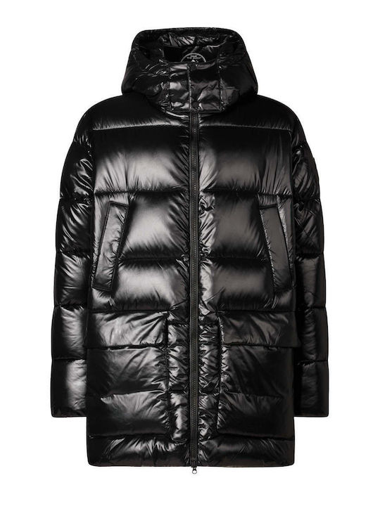 Μπουφάν Puffer Αδιάβροχο Μαύρο