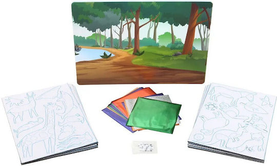 Skillmatics Рязане на хартия Foil Fun Светът на животните за Деца 4+ години+ Години