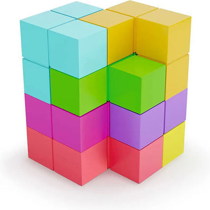 Zito! Cubimag Mini Magnetic Brain Teasers Puzzle Made of Plastic for Ages 6+