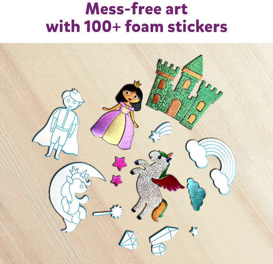 Skillmatics Paper Cutting Foil Fun Unicorns and Princesses for Children 4+ years old Years