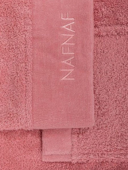Viokarpet Bathrobe with Collar Dusty Rose