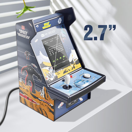 My Arcade Mini Space Invaders Arcade Game Console Retrogaming Portable Dark Blue