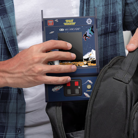 My Arcade Mini Space Invaders Arcade Game Console Retrogaming Portable Dark Blue