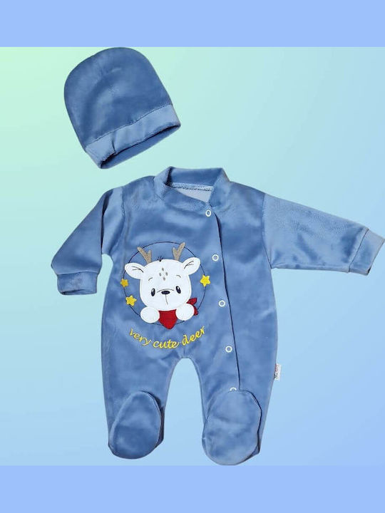 Annora Baby Подредба Суитшърти Сини Рафи