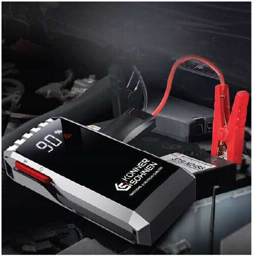 Könner & Söhnen Portabil Starter Baterie Auto 12000mAh cu Banca de alimentare / USB 12V 12000 mAh