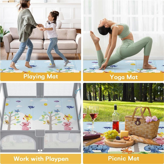 Gray Activity Mat 180x200cm Thickness 20mm