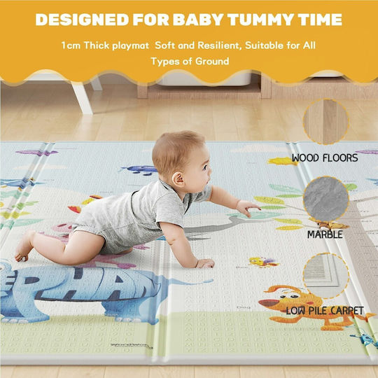 Gray Activity Mat 180x200cm Thickness 20mm