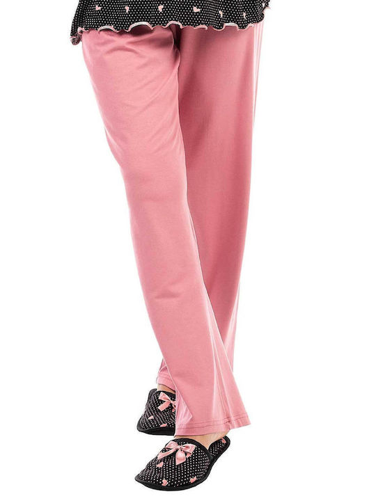 Secret Point Set Pijamale pentru Femei Satin Bicolour