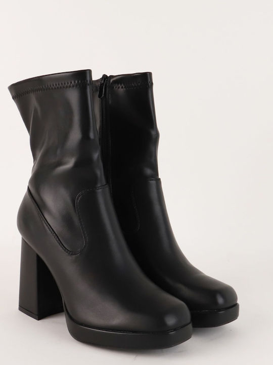 Stiefeletten Damen Schwarz