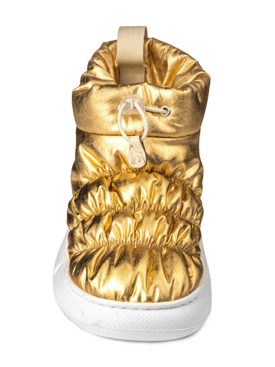 Women's Ankle Boots Gold