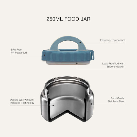 Citron Lunchbox Kunststoff Braun 250ml 1Stück