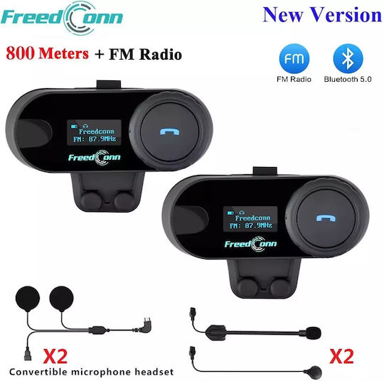 Dual Intercom for Riding Helmet with Bluetooth SWPTTBO73EG25