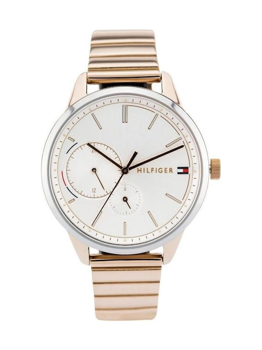 Tommy Hilfiger Brooke Women's Watch with Pink Gold Metal Bracelet