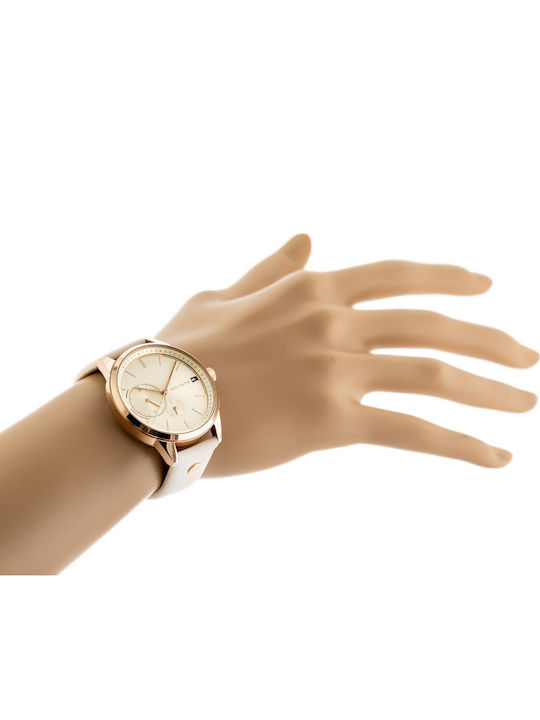 Tommy Hilfiger Brooke Women's Watch with Beige Leather Strap