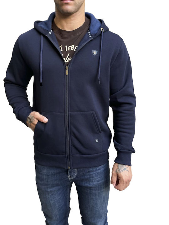 Everbest Sweatshirt Fleece with Hood Blue