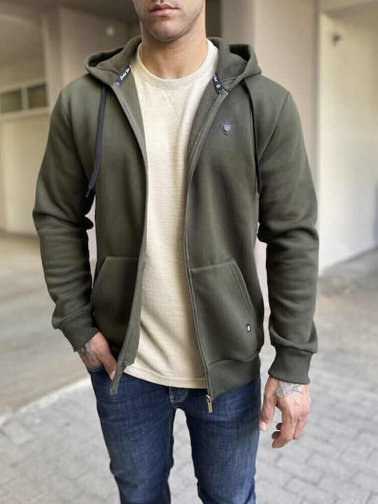 Cardigan With Hood Khaki