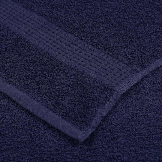 vidaXL Комплект 4 Хотелски Кърпи За Басейн 200x80см Сини