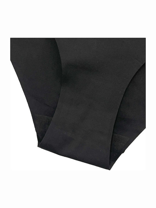 Damen Slip Nahtlos Schwarz