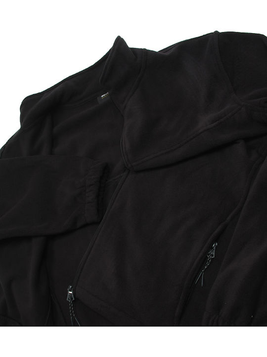 Herren Fleecejacke Schwarz