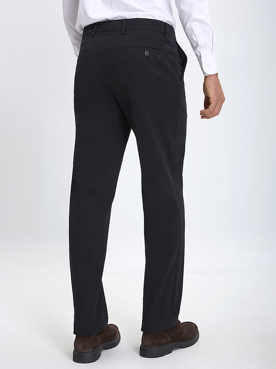 Pantaloni cu Croială Normală Black