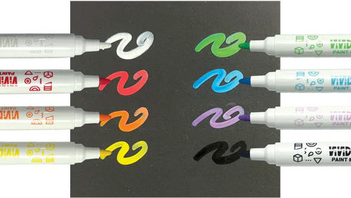 Vivid Pop Paint Markers Set 8 Classic