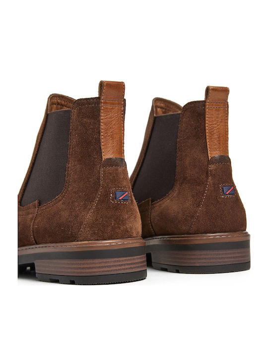 Suede Brown Chelsea Boots