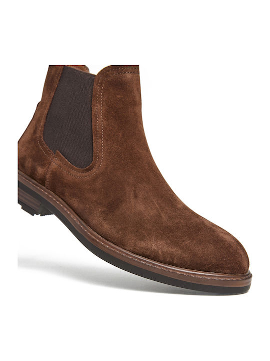 Suede Brown Chelsea Boots