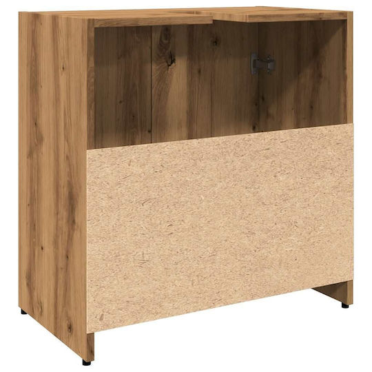 vidaXL Cabinet Countertop without Sink L60xW33xH60cm Coffee