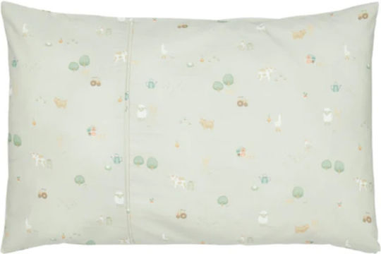 Little Dutch Set Copertă de Pătuț cu Față de Pernă Little Farm Multicoloră 100x140cm.