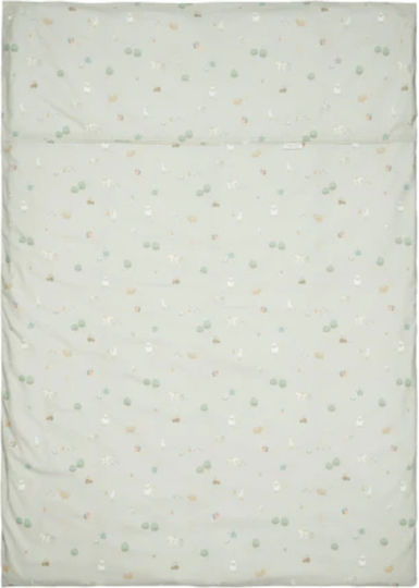 Little Dutch Set Copertă de Pătuț cu Față de Pernă Little Farm Multicoloră 100x140cm.